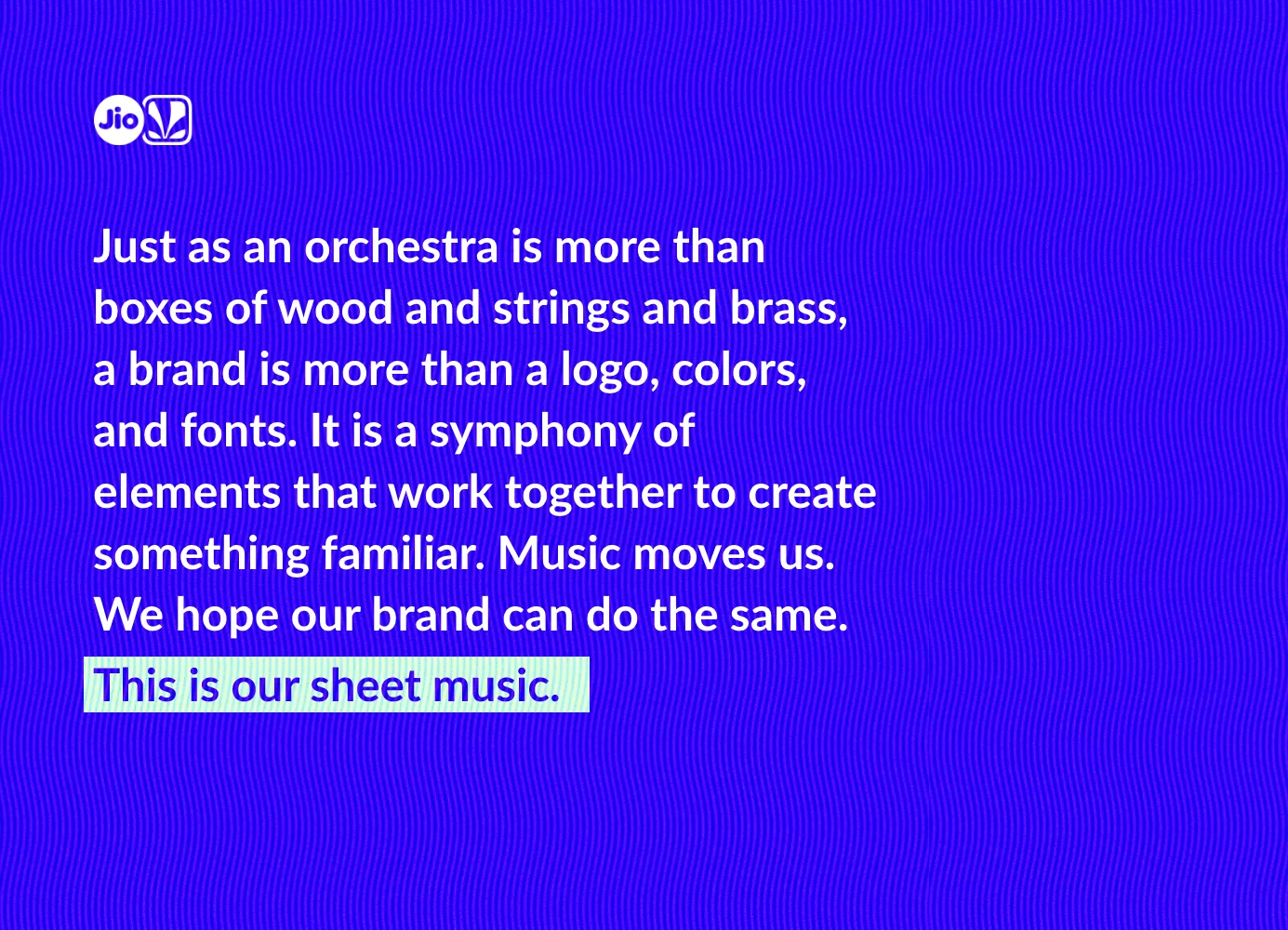 JioSaavn brand manifesto