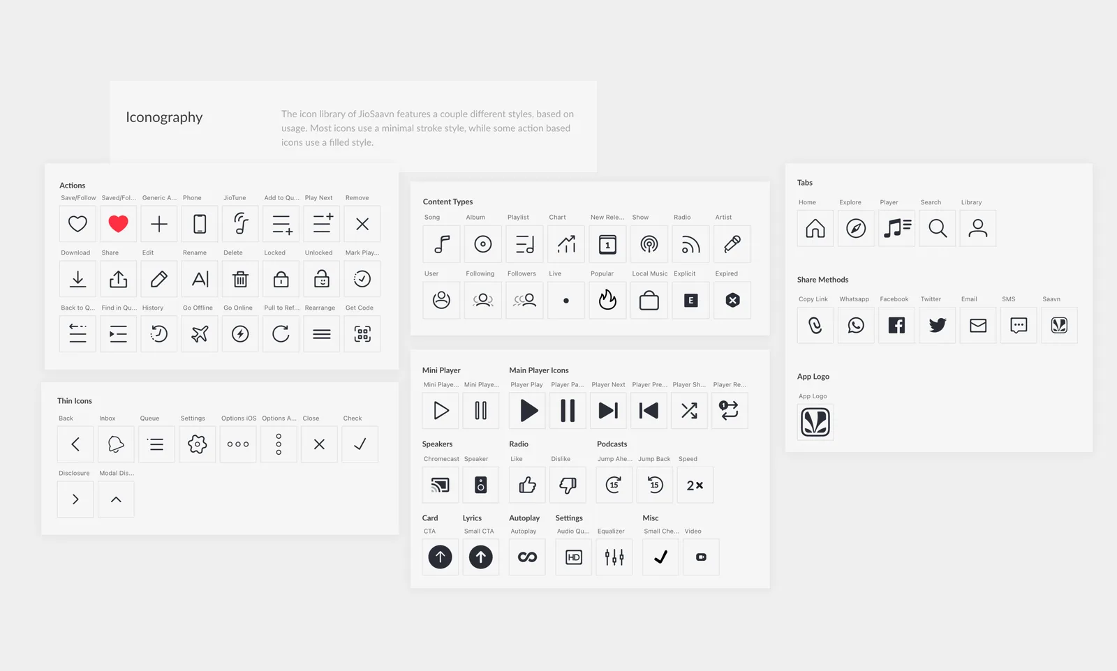 JioSaavn — Design system