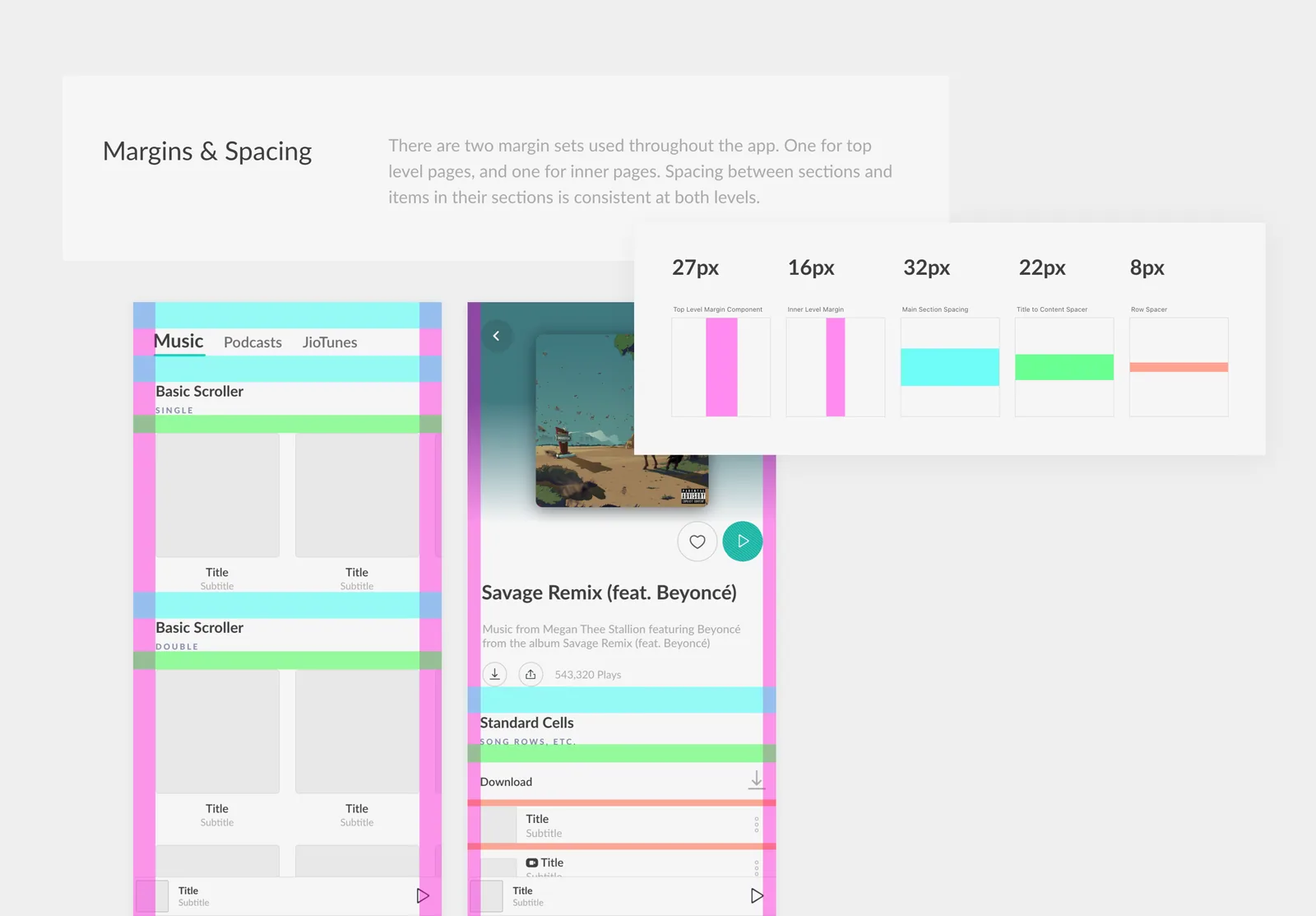 JioSaavn — Design system