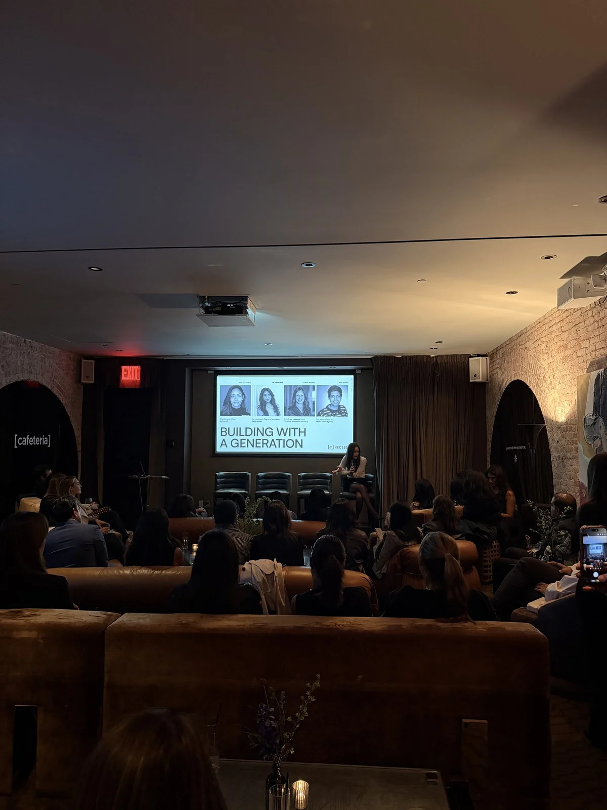 “Building with a generation” panel at RECΞSS