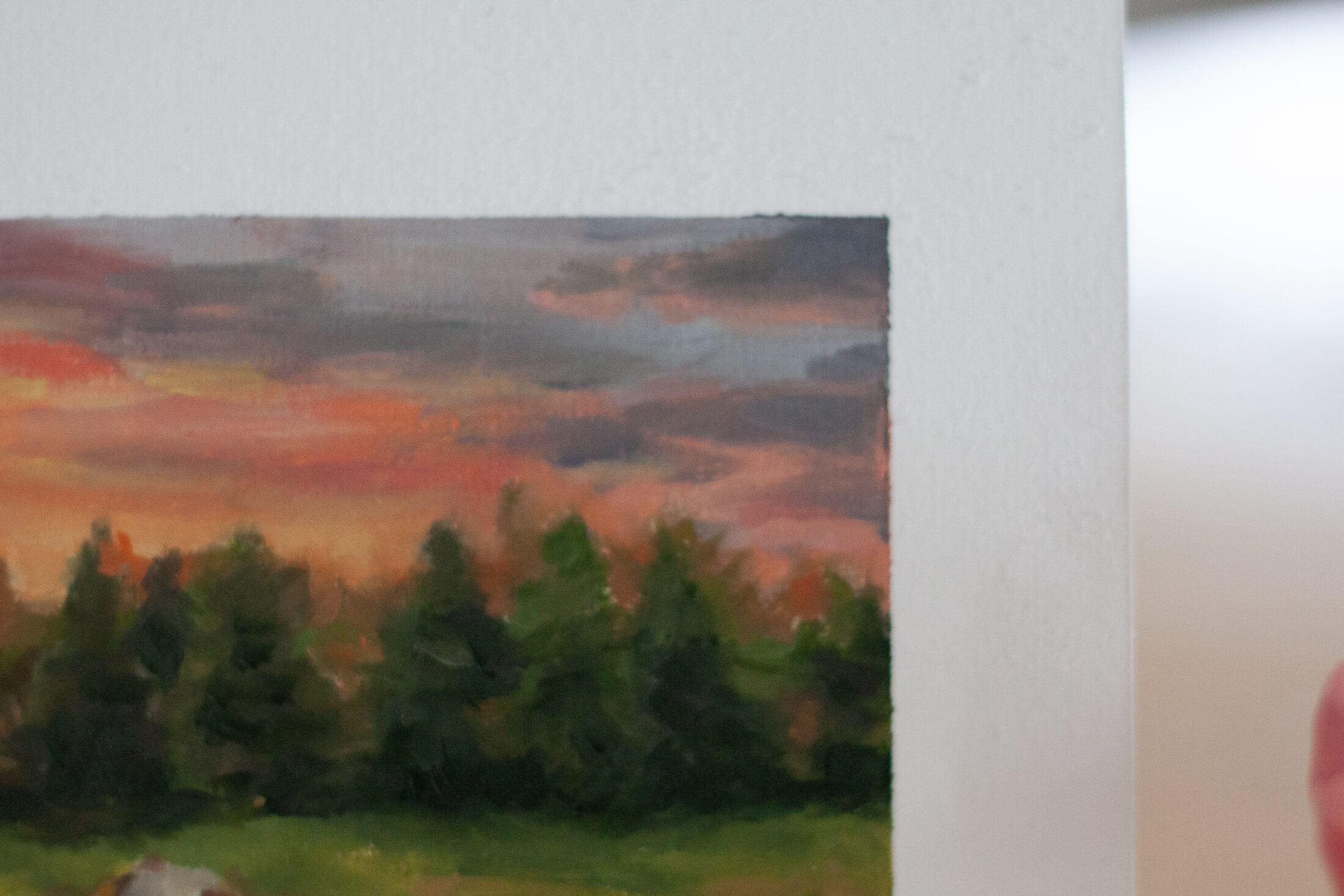 Study – Cow on Hoover — additional view, oil painting by Leeann Sheely