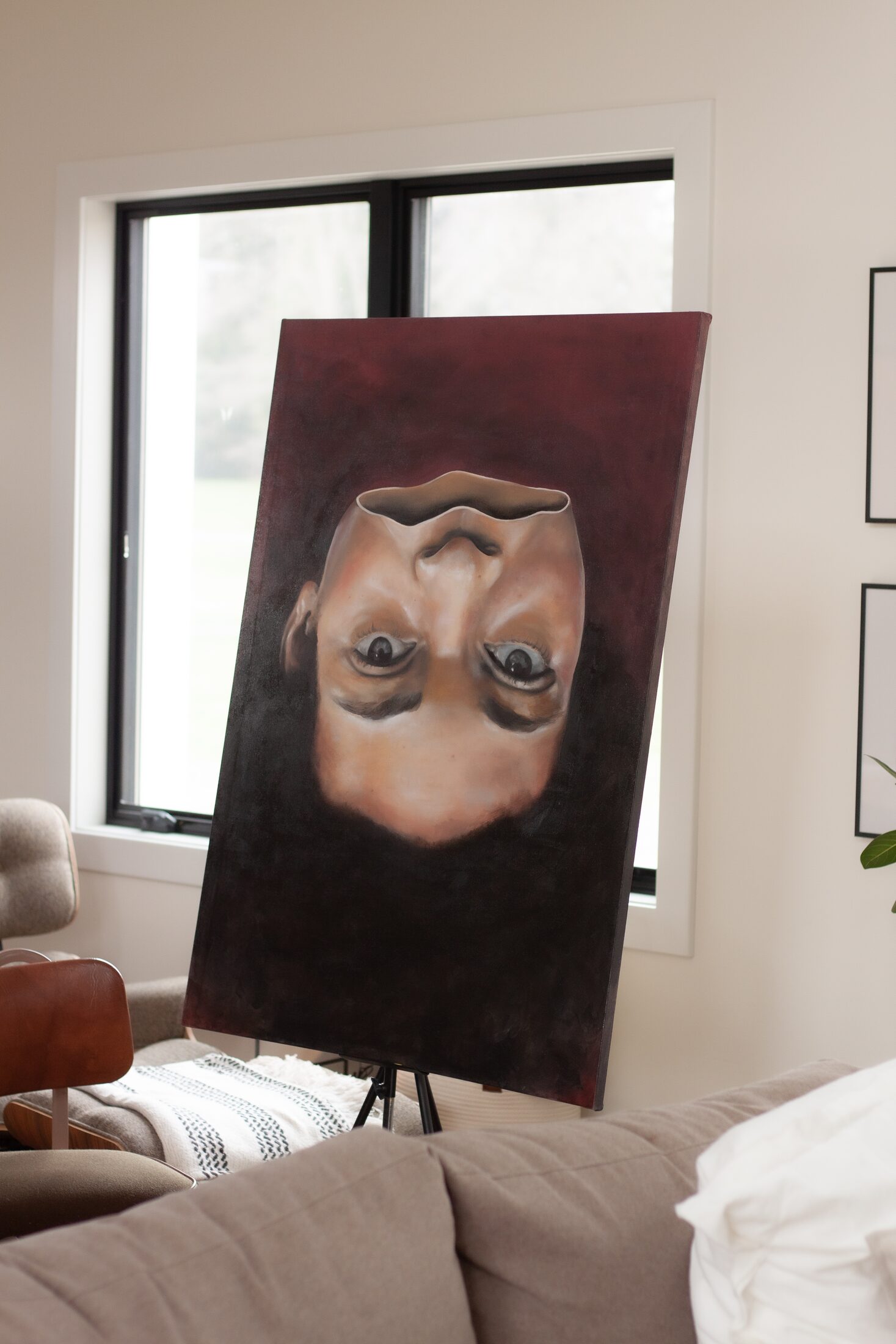 Empty — additional view, oil painting by Leeann Sheely