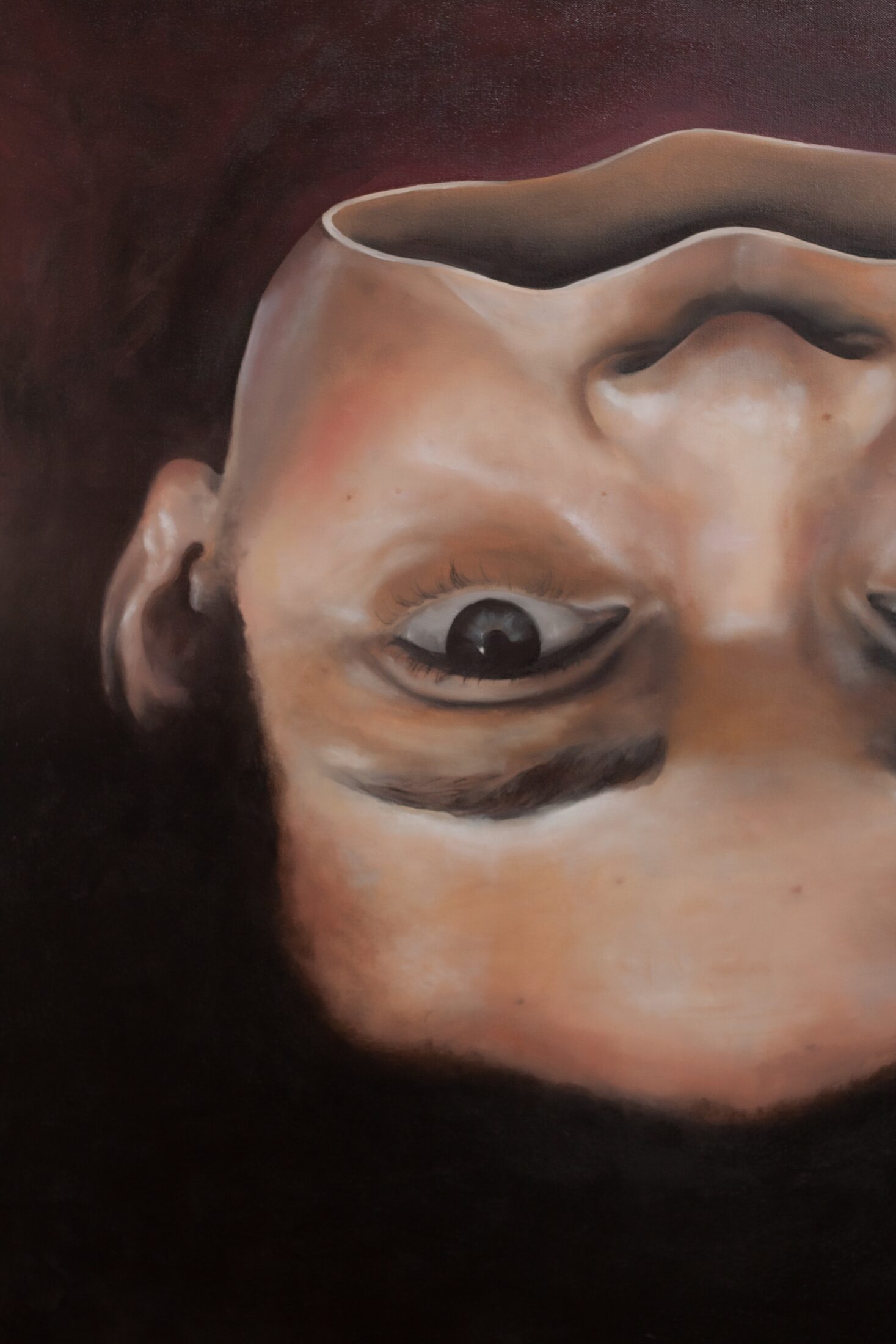Empty — additional view, oil painting by Leeann Sheely
