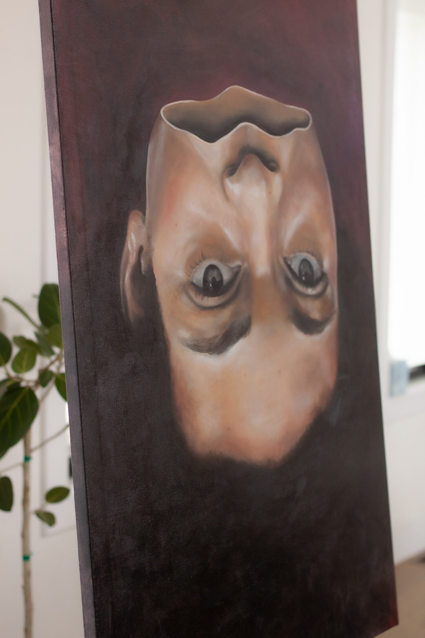 Empty — additional view, oil painting by Leeann Sheely
