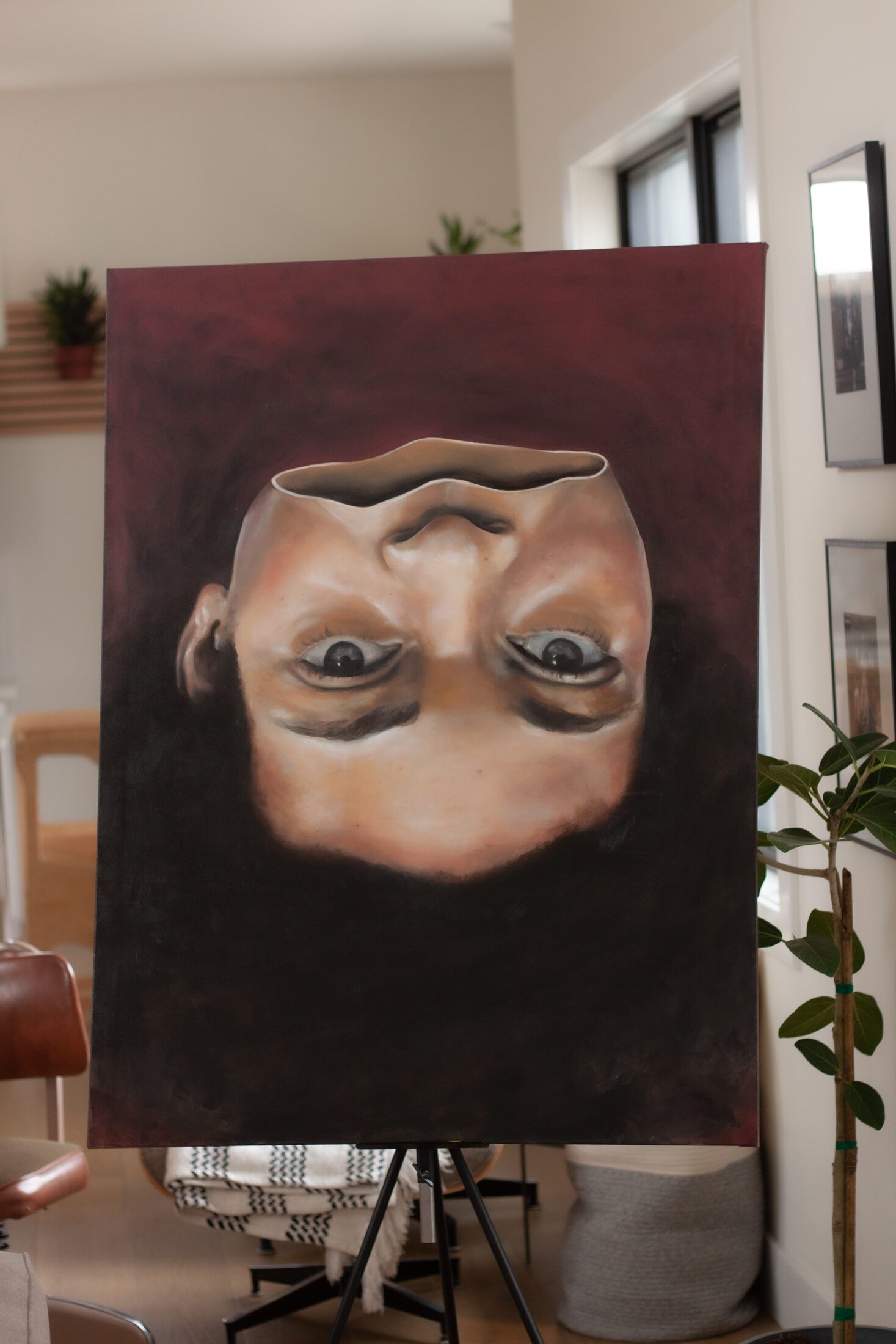 Empty — additional view, oil painting by Leeann Sheely