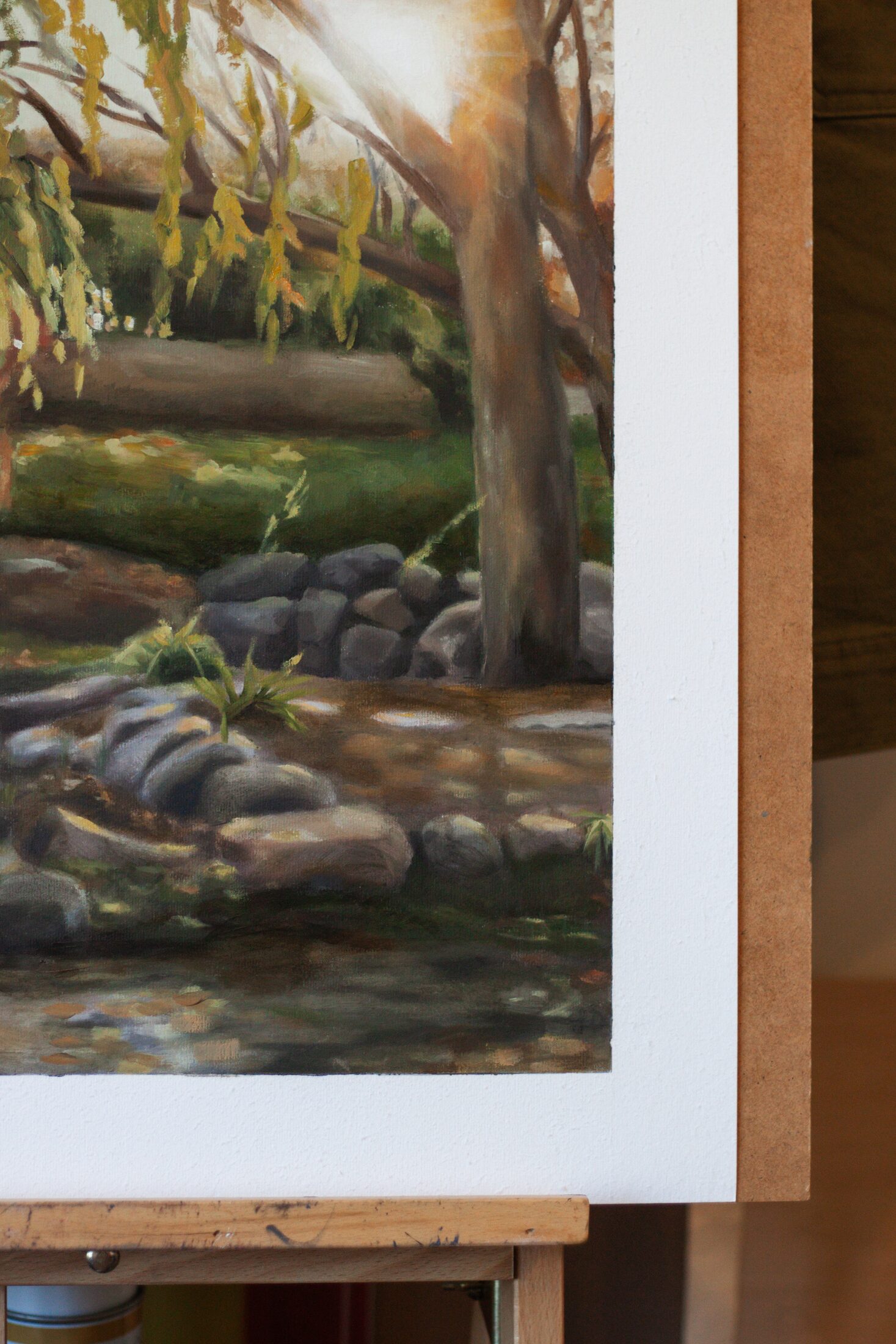 Commission – Landscape — additional view, oil painting by Leeann Sheely