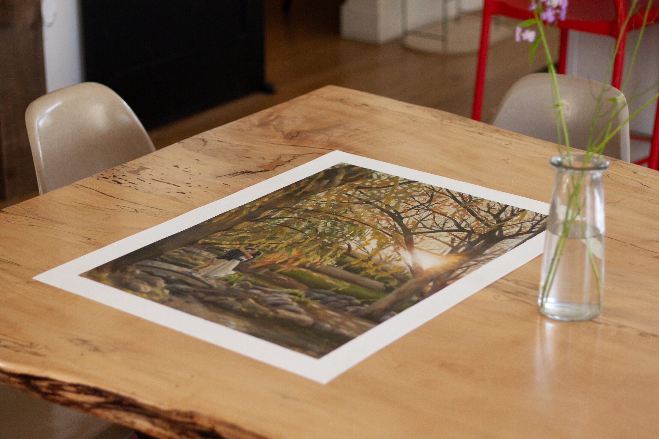 Commission – Landscape — additional view, oil painting by Leeann Sheely