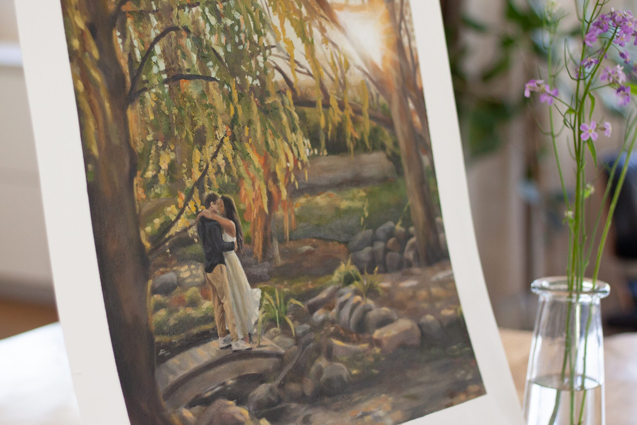 Commission – Landscape — additional view, oil painting by Leeann Sheely